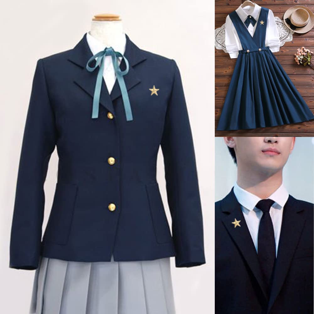 Samcos Star-Shaped Pin Badges, Cosplay Props, Set of 10, Cute, Creative, Unique Metal Badges, Portable, Anya Cosplay, Spy x Family Cosplay, Grade