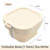 Silicone Foldable Lunch Box Portable Food Storage Container Large Capacity Camping Bowls  Outdoor
