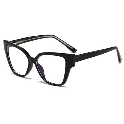 New Anti-Blue Light Glasses for Women Pc Core Legs Fashion Retro Plate Color Flat Mirror Can Be Equipped with Mirror 5707