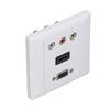 Audio Video Wall Socket Support 1080P High Impact Resistance Durable Composite Video Panel