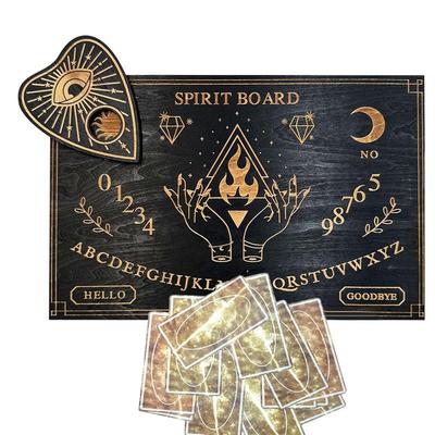 Deska do wróżenia Deska Ouija Drewniane Tablice z Wiadomościami Podejmujący Decyzje Wahadło z Liczbami Deska z Wahadłem Dla Wiedźmy Ołtarz Wiedźmy