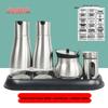 Jingqingfu Stainless Steel Commercial Seasoning & Oil/Vinegar Sets