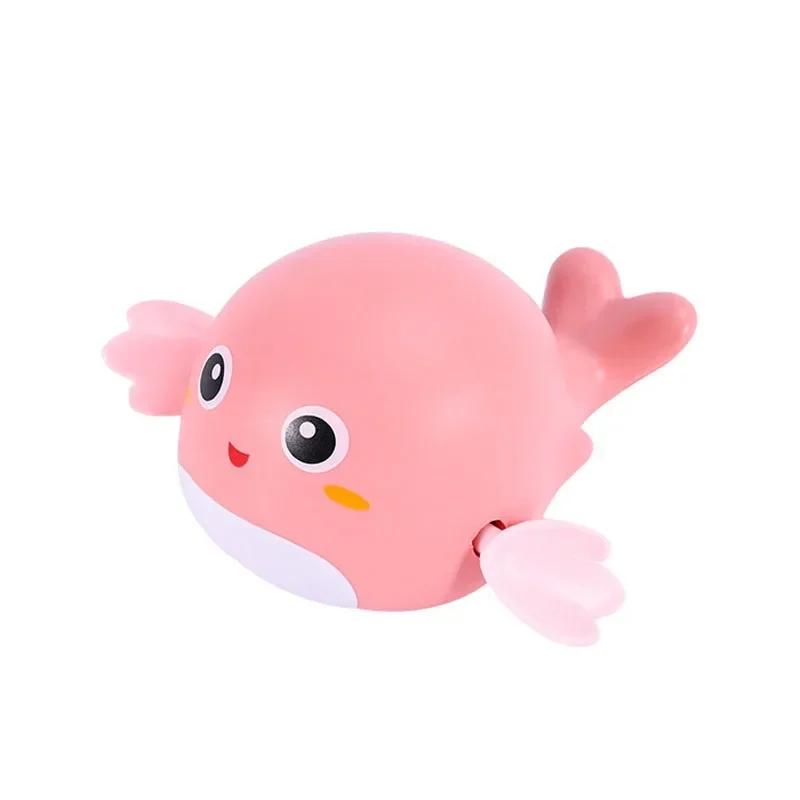 Non-Toxic Summer Bath Toys Kids Swimming Clockwork Dolls Play Water Baby Bathing Cute Funny Children Bathroom Shower Bathtub Animals Toy