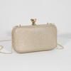 Light Luxury Woven Shiny Ladies Dinner Bag Party Bag with Chain Handbag Diamond-encrusted High-end Bag