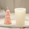 Christmas Princess Silicone Candle Mold 3D Little Girl Portrait Plaster Crafts Resin Molds DIY Soap Chocolate Ice Cube Tool