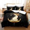 Hot Sale Witch Moon Bedding Set Single Twin Full Queen King Size Bed Set Aldult Kid Bedroom Duvetcover Sets Anime Bed Sheet Set