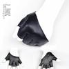 Half Palm, Half Finger Gloves, Women's Imitation Leather DS Performance, Female Street Dance, Thin PU Nightclub Performance, Dance Photography