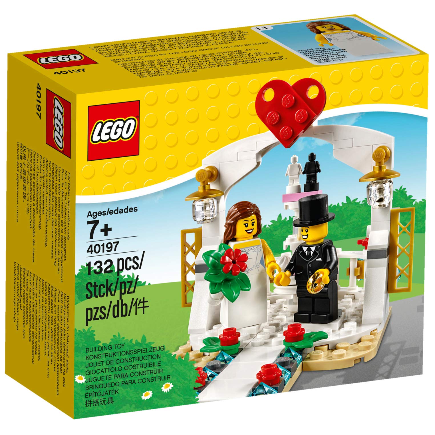 

LEGO Wedding Favors Set 2018 (40197) 132-Piece Set