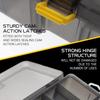Fishing Gear Storage Box Plastic Gray Multifunctional Double-Layer Bait Box Ten Compartments Easy Assembly Fishing Bait Tool Box