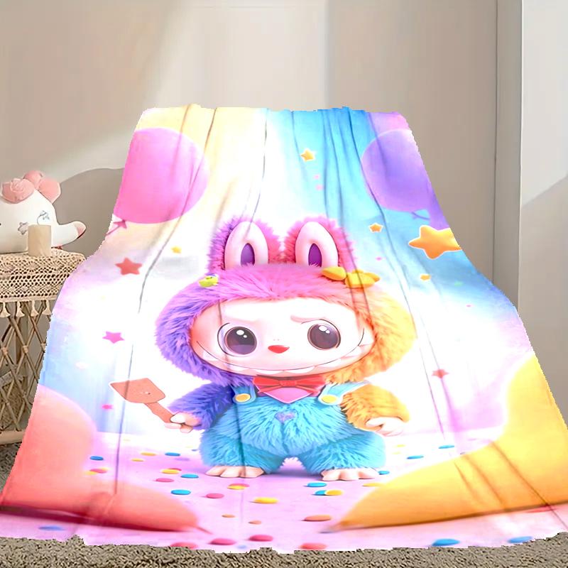 LABUBU Decke, Valentinstag, Halloween, Thanksgiving Geschenkdecken, Heimdecke für Bett und Sofa