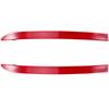 A58X-For Tiguan 2008-2017 Car Red Plastic Rear Bumper Reflectors Pair Left & Right 5ND945105 5ND945106