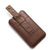 Custodia per cellulare in vera pelle di mucca di lusso, con clip per cintura, per iPhone 16 15 Pro, Samsung Galaxy S24 S23 Plus, Xiaomi Redmi Oppo, fondina