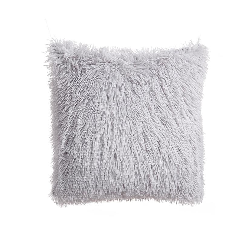 

Упаковка из 2 подушек, роскошные пушистые подушки, искусственный мех, декоративная подушка, плюшевая подушка, чехол для кровати, дивана, гостиной, домашнего декора 16x16 дюймов 16x16 Inch-2pcs