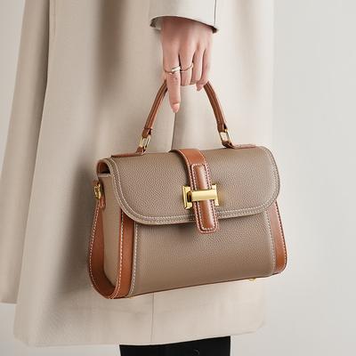Top Layer Cowhide Bag High Quality Fashion Handbag Crossbody Bag Niche Light Luxury Shoulder Bag Versatile Leather Women