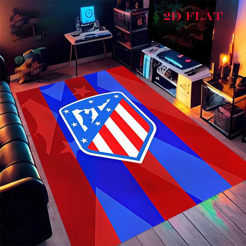 Atleti Carpet Rug for Living Room Bedroom Home Sofa Decoration,Kids play Nonslip Floor Mat