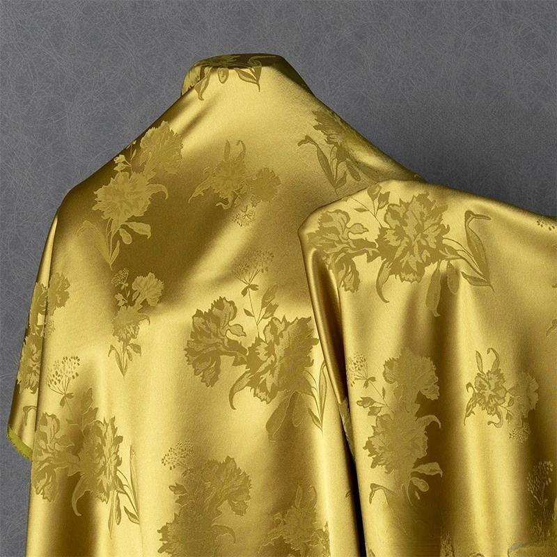 100x150cm Acetátový saténový žakárový materiál na šaty, košile, hedvábně hladký, lesklý, velkoobchodní látka na oděvy, šití, DIY materiál