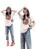 Streetwear T Shirt For Women With Cotton Fabric And Vintage Print For Casual Spring Summer Wear