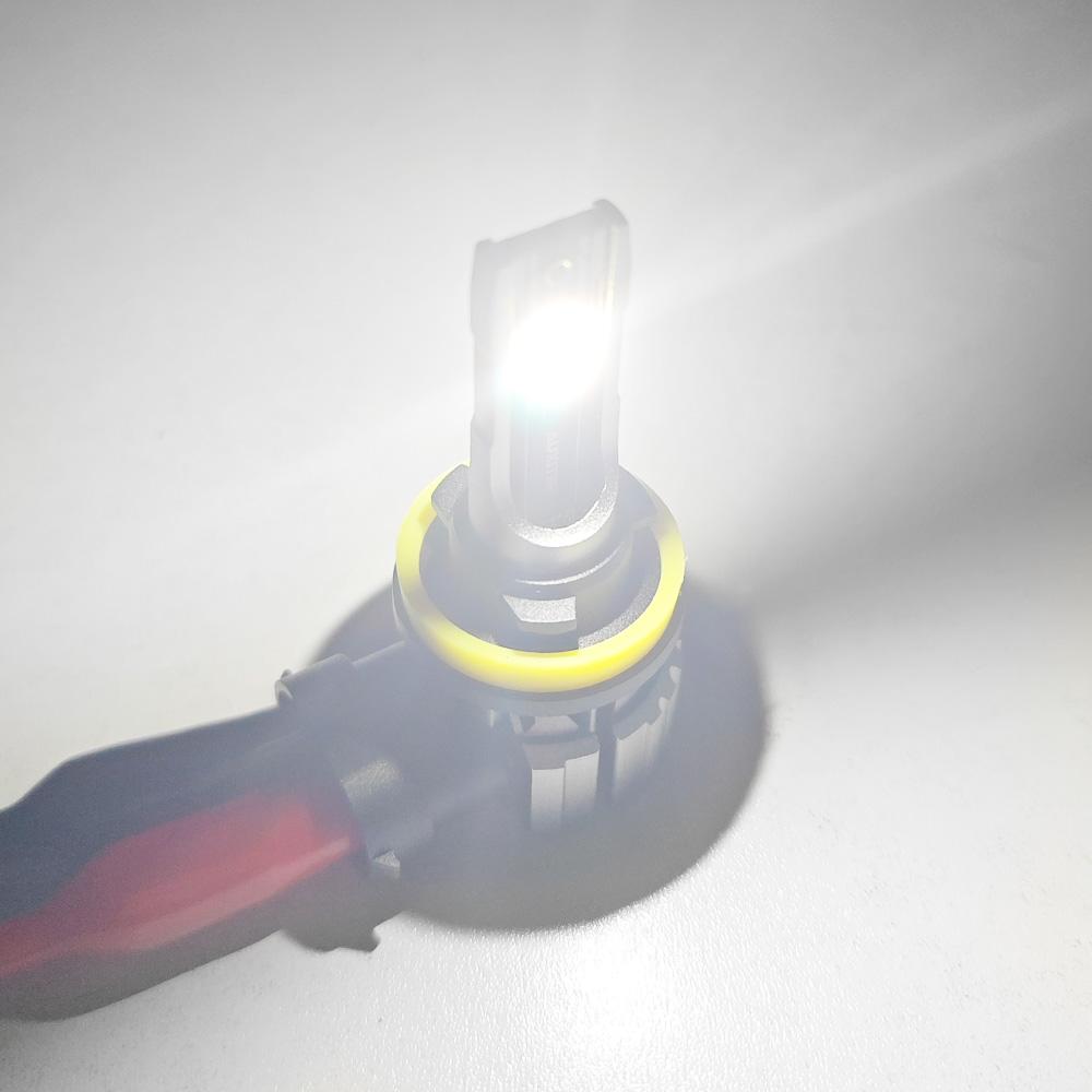 2Pcs 12V H8 H9 H11 LED Fog Light Bulbs PTF H16JP 9005 HB3 9006 HB4 H11 H8 CSP LED Headlight Fog Lamp Car Driving Lamp DRL H8