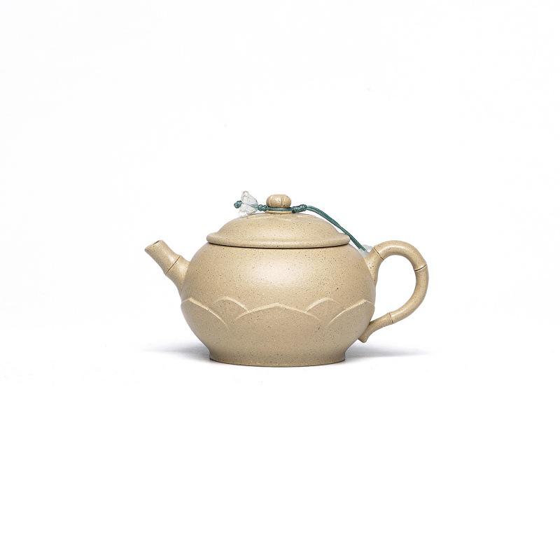 Handmade Yixing Zisha Teapot in Benshan Green Clay by Master Artisan - Tea Set Gift