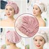 Fast Drying Hair Drying Caps Extrame Soft Ultra Absorbent Microfiber Thick Portable Cute Hair Towel Caps Towel Turban Wrap For Wet Hair Knot Dry Cap