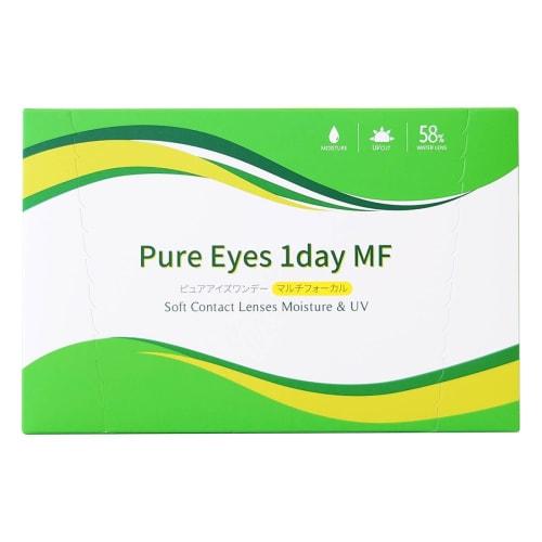 PureEyes 1-day Multifocal Bifocal Contact Lenses, 30 Lenses Per Box, BC 8.5, ADD +1.25 (LOW), PWR -1.25