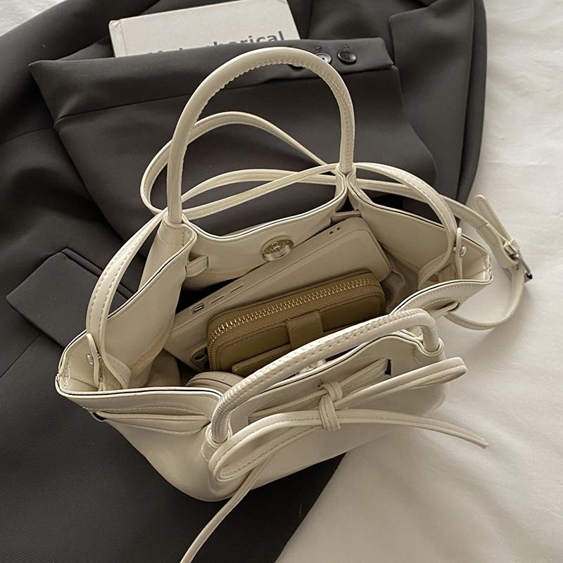 Yogodlns Women's Candy Color Bow Decor Summer Casual Crossbody Bag with Adjustable Strap ,Versatile PU Leather Small Shoulder Bag for Daily Use