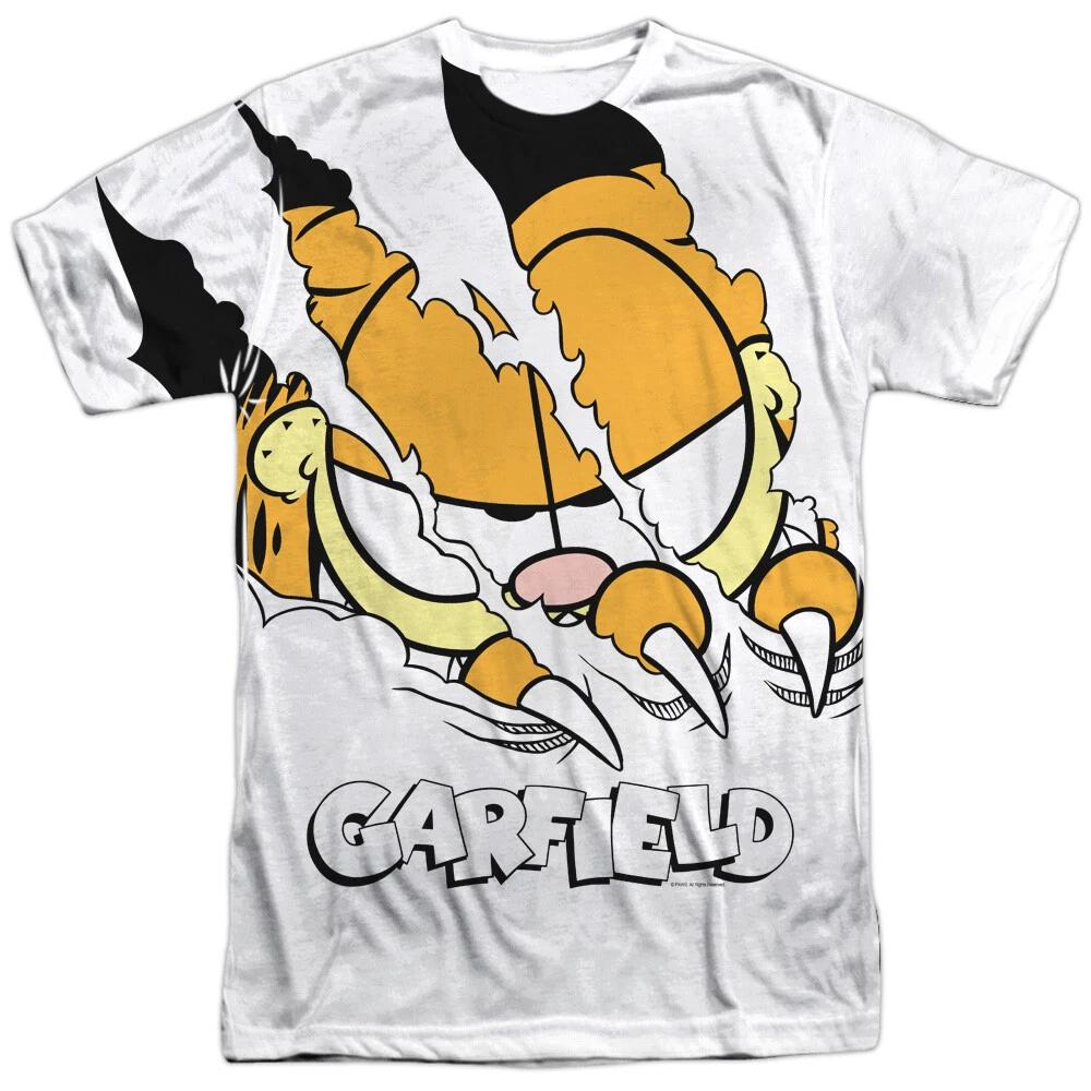 Garfield  Torn  Short Sleeve Dye Sublimation T-Shirt 2XL