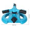 Three Arms 360 Degrees Rotating Garden Water Sprinkler Lawn Watering Irrigation Tool