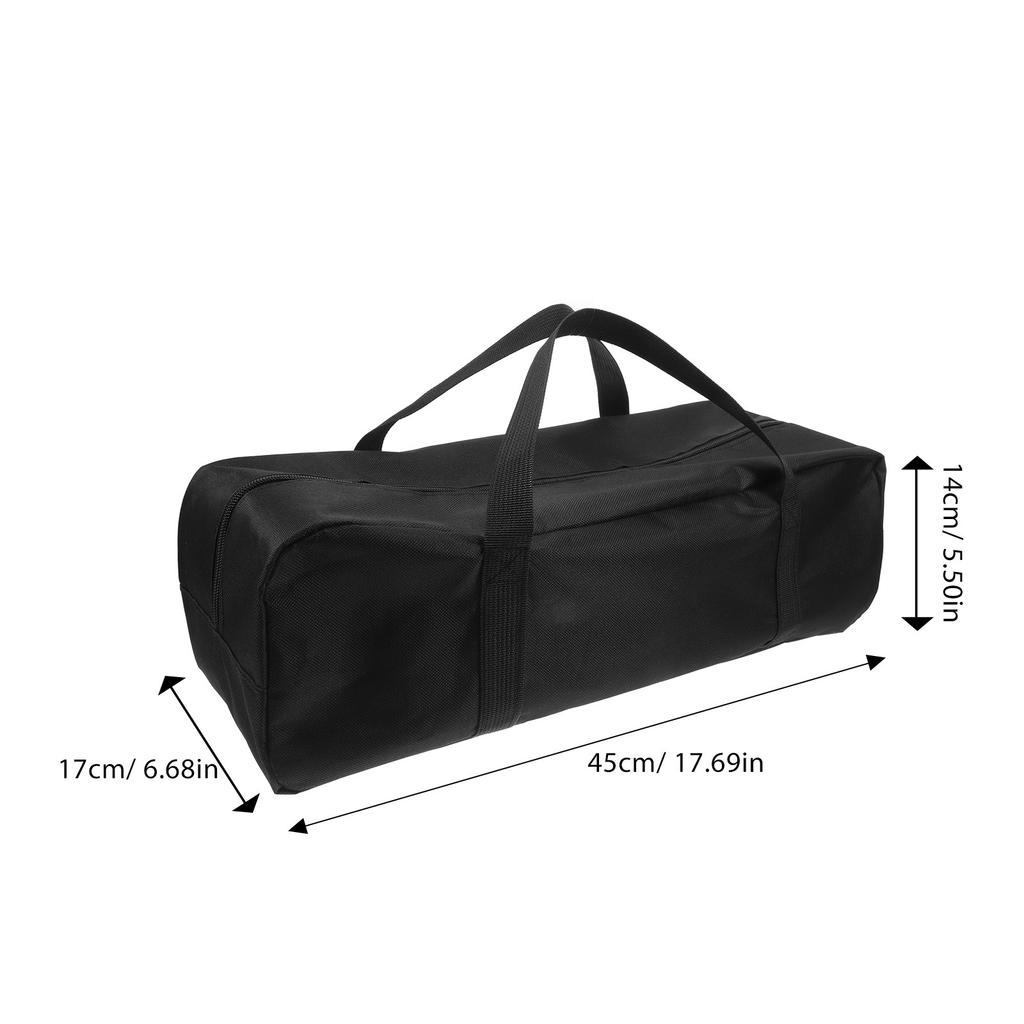 Grill Accessory Storage Bag Oxford Cloth Heavy Duty Zipper Bbq Tools Bag Machine Washable for Camping Outdoor Kitchen Utensil