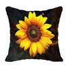 Sunflower Print Pattern Cushion Cover Car Living Room Sofa Cushion Cover Luxury Home Decoration Pillow Cover