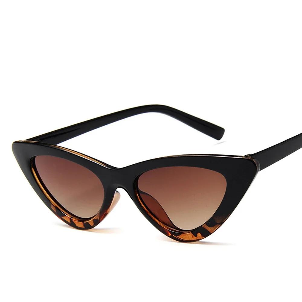 Vintage Cateye Sunglasses Women Retro Small Cat Eye Sun Glasses Designer Colorful Eyewear For Female Oculos De Sol