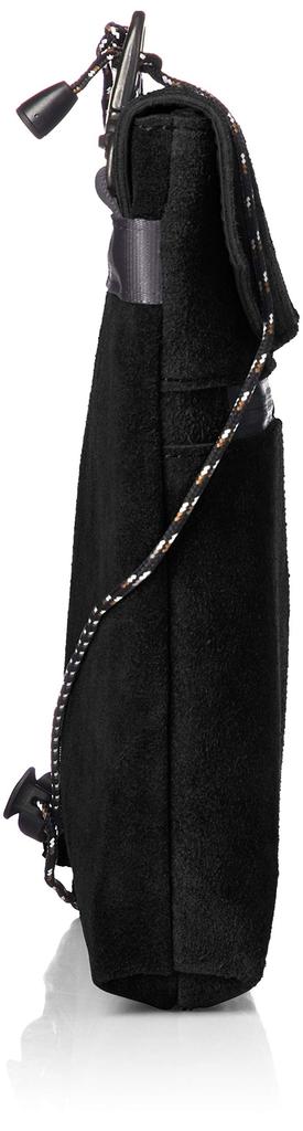 Waterproof Suede Leather Sacoche 091750 WATER PROOF SUEDE SACOCHE BLACK [Assobu]