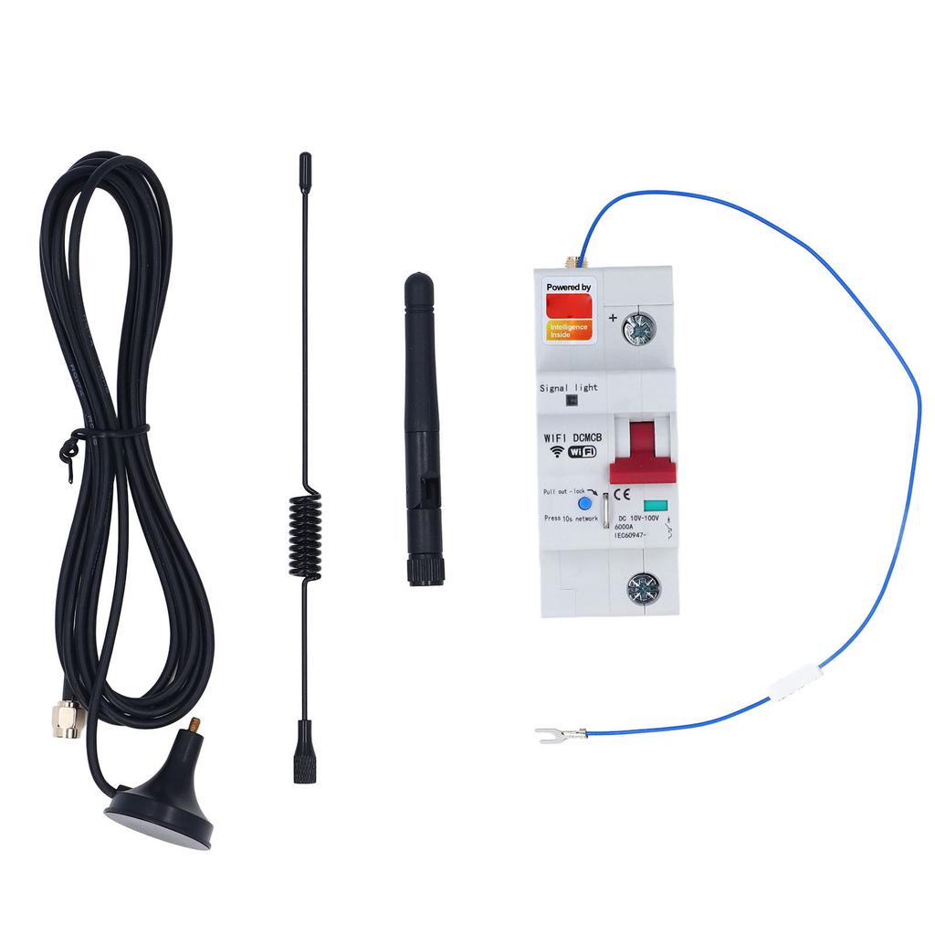 Smart WiFi Circuit Breaker APP Remote Control Support Voice Control Smart DC Air Switch with Safety