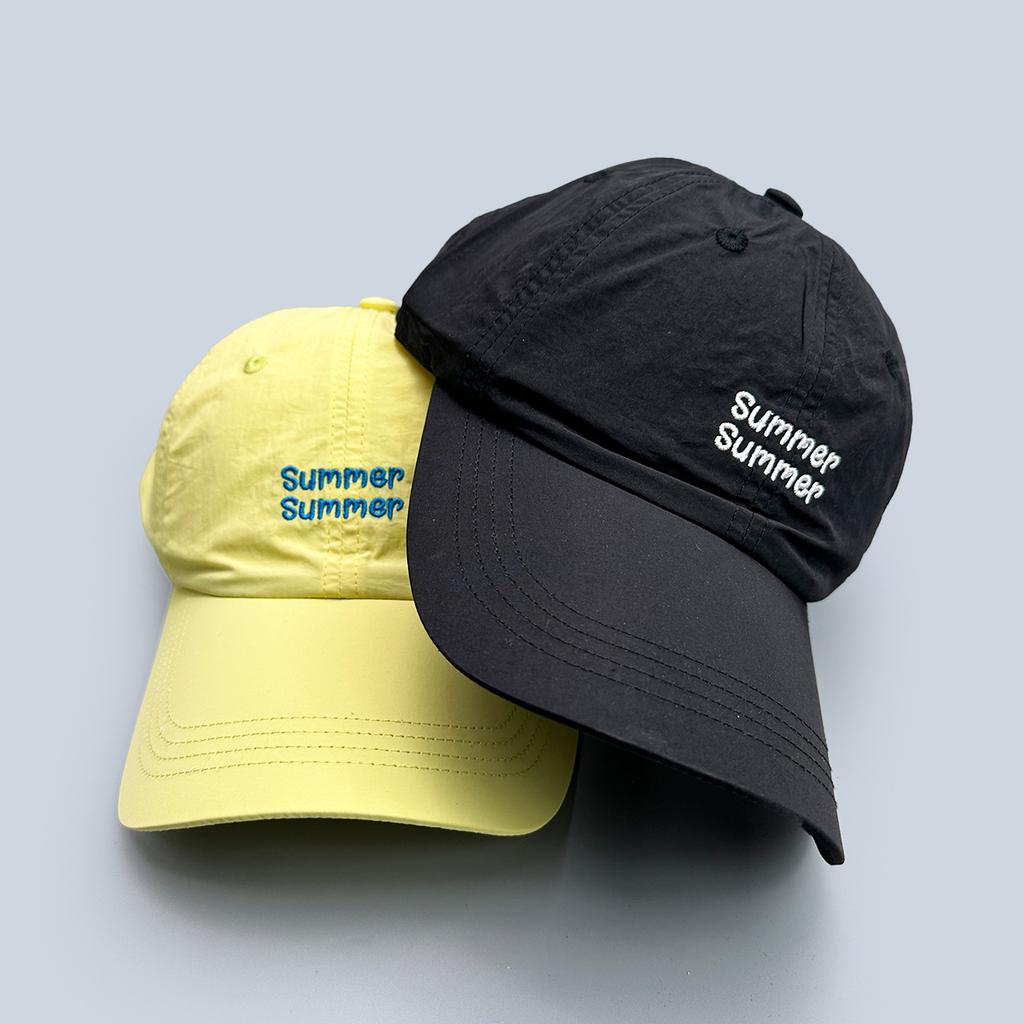 Quick-Drying Embroidery Summer Letters Simple Baseball Cap Men'S And Women'S Sunshade Versatile Cap