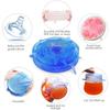 6pcs Reusable Silicon Stretch Lids,Universal Silicone Food Cover ,Silicone Lids For Food Cookware Bowl Kitchen Accessories