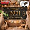 D Flat Pc Vintage EgyptianThemed License Plate Wall Decor  Retro Suitable for Laundry Room Bathroom Doorway Decoration