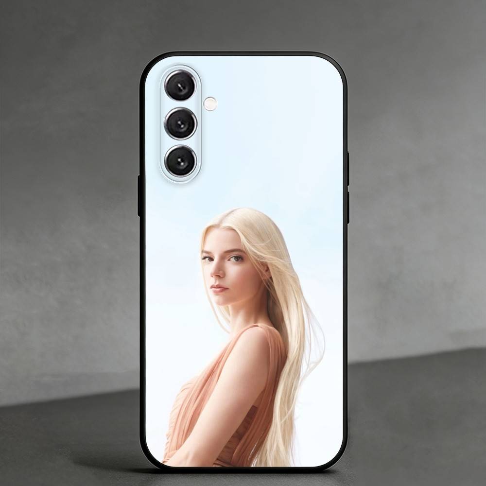 

Чехол для телефона A-Anya Taylor-Joy для Samsung Galaxy A91,80,73,72 ,71,53,52,32 ,31,22,21s,20,Мягкий черный чехол Samsung a22 4g