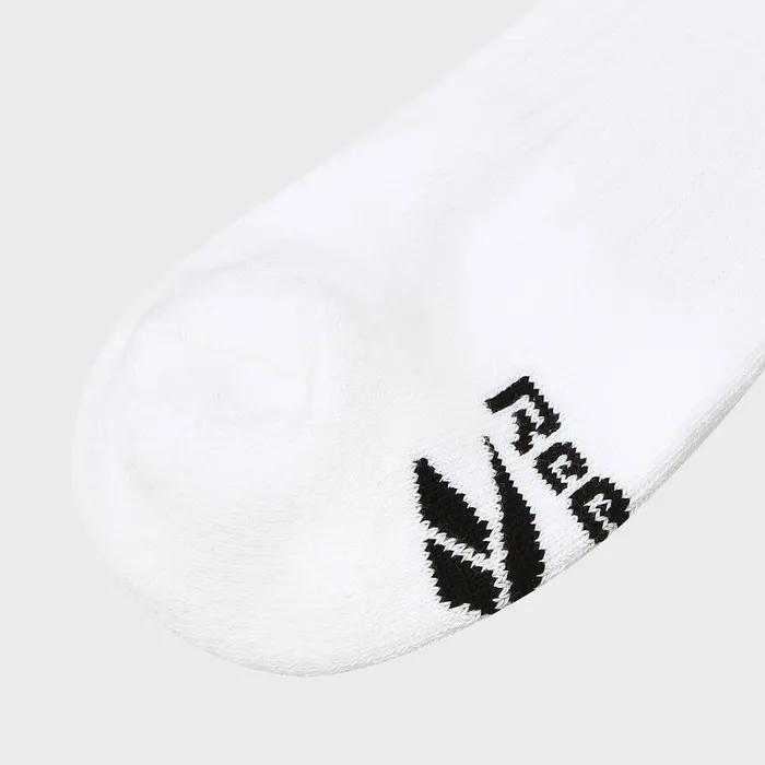 Graphic Crew Socks 3-Pack - White/White/Black