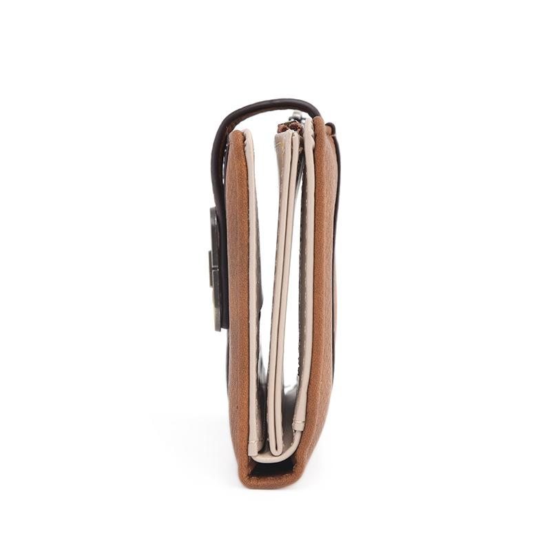 Women's Short Wallet Buckle Simple Hand-held Bag Card Bag