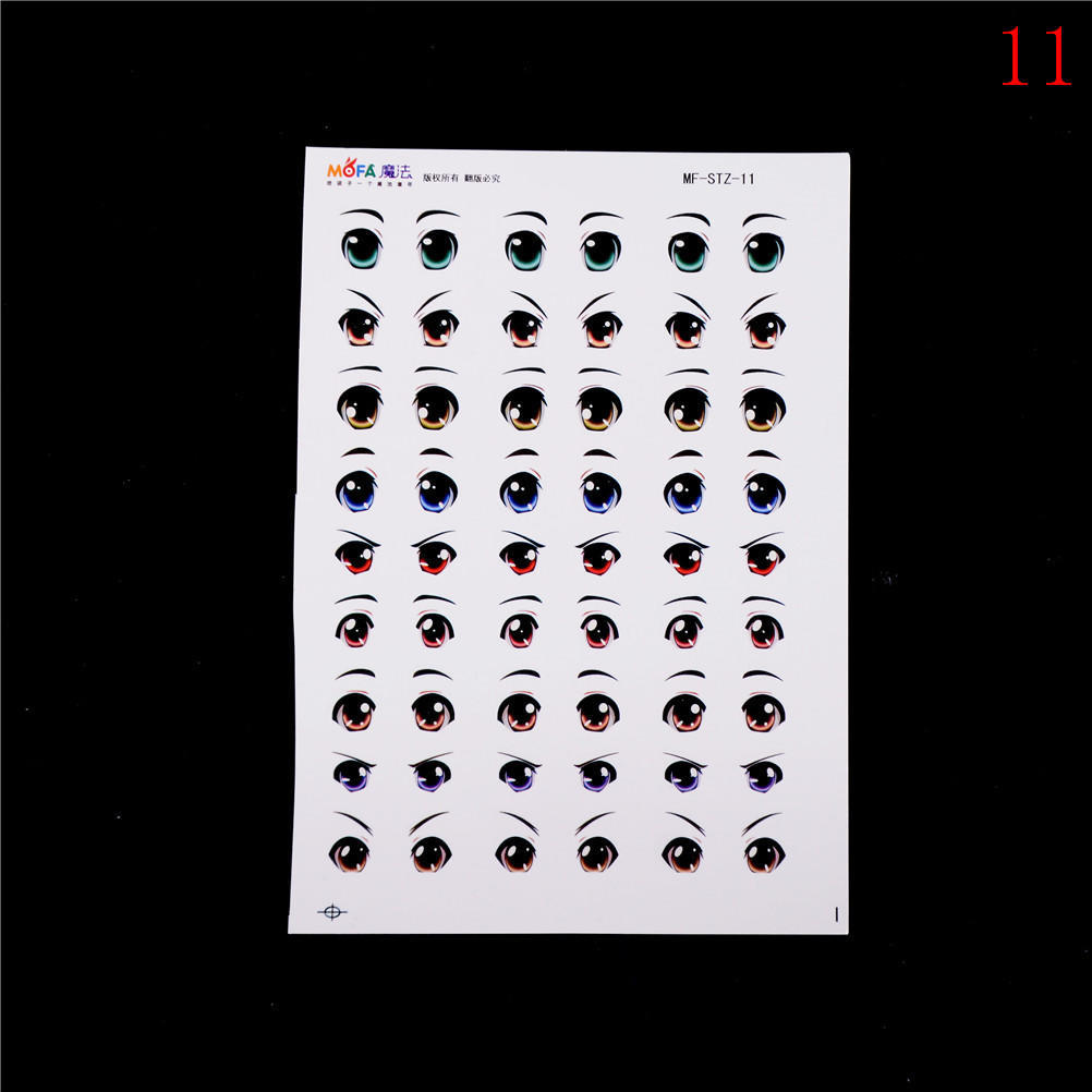 Buy Cartoon Eyes Cute Anime Figurine Eye Water Stickers Eyes Diy Doll