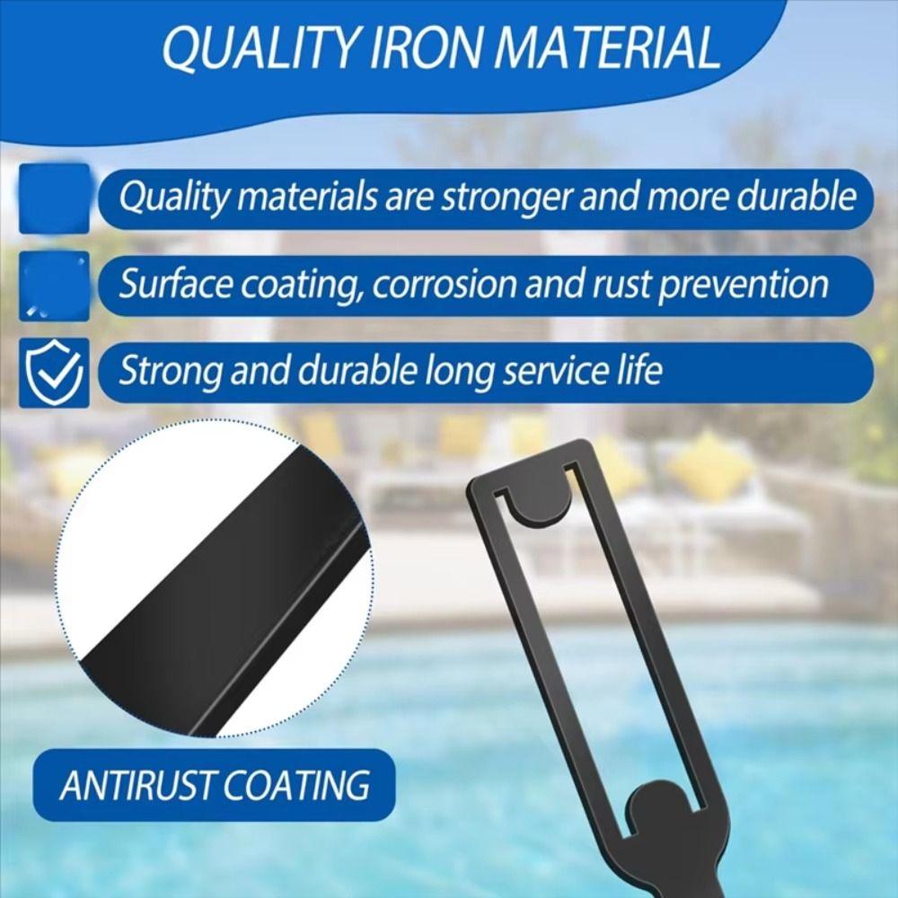 Saving Time Lid Removal Wrench Metal Swimming Pool Wrench Filter Pump Cover Removal Wrench  Pumps