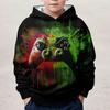 Speckle Childrens Fashion 3d Print Pattern Boys And Girls Casual Pullover Long Sleeved Hooded Sweatshirt Outdoor Hooded Hoodie