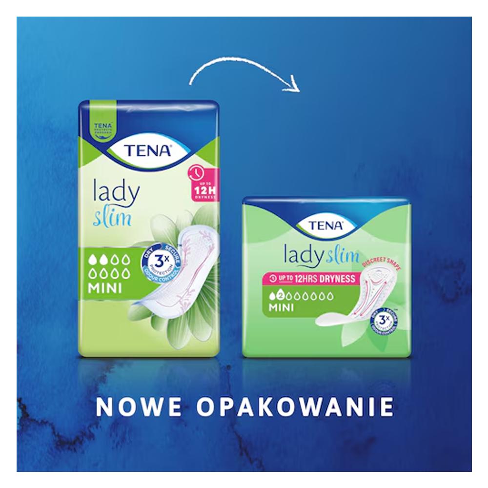 Tena Lady Slim Mini Sanitary Pads for Women 10 Pcs