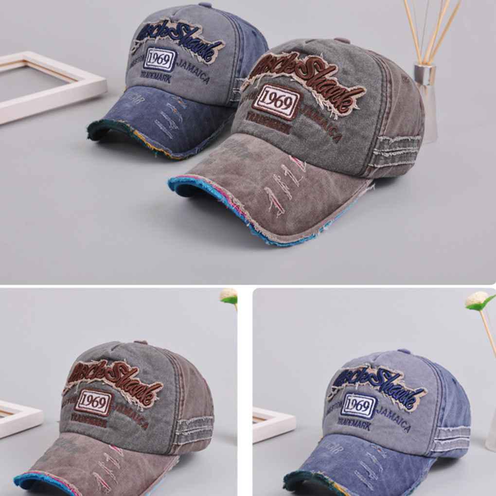 Embroided 1969 Vintage Baseball Cap Hat Letter Print Outdoor Sport Hat