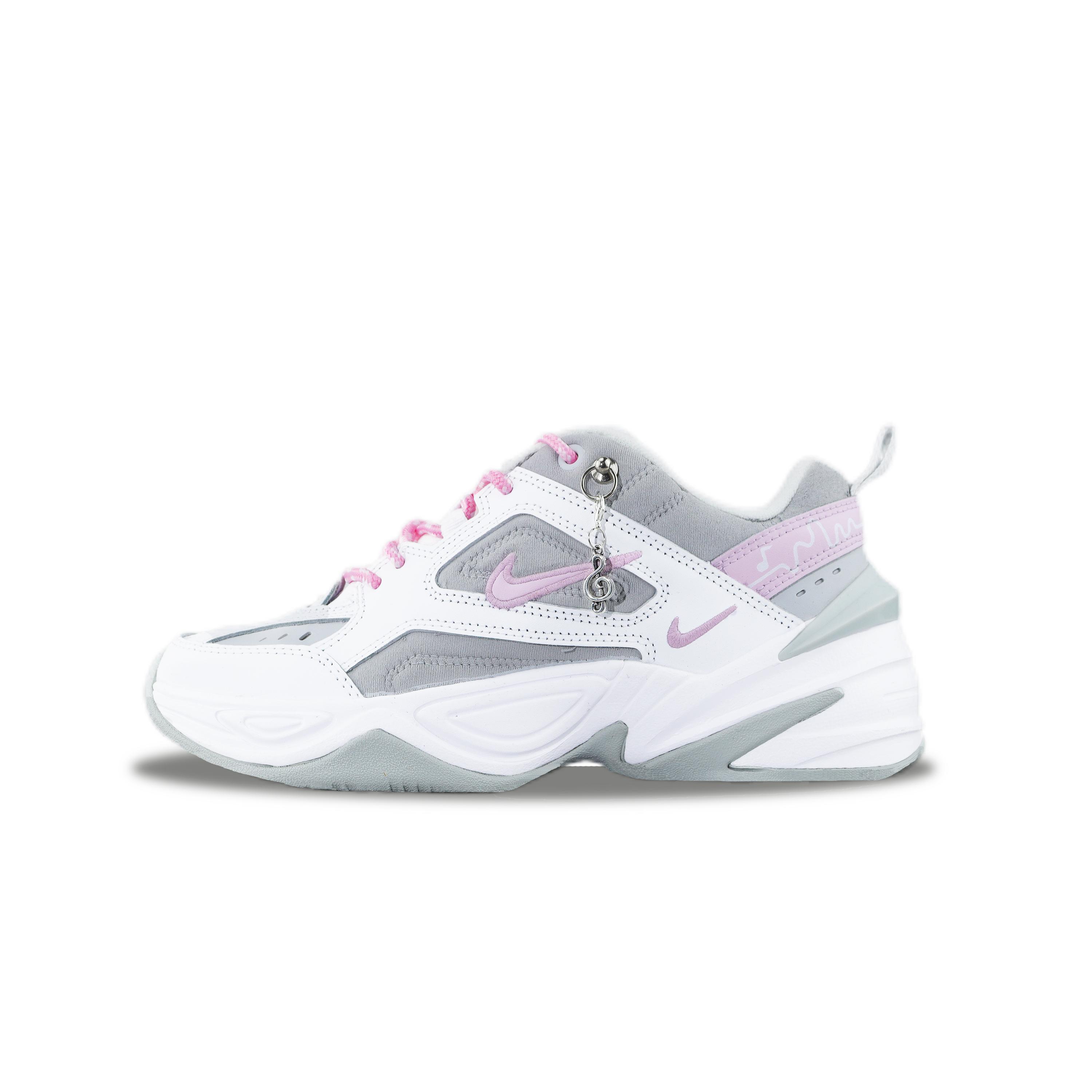 

Nike M2K Tekno Low top Chunky Sneakers Women s Gray Pink AO3108-100(Team129-) 38.5
