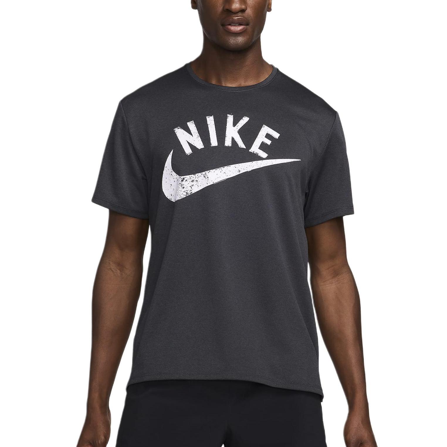 Nike Miler Men s Dri-FIT Short-Sleeve Running Top FV9898-010 L