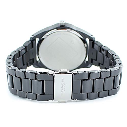 Coach Women's Preston Crystal Black Ceramic Watch 14503262