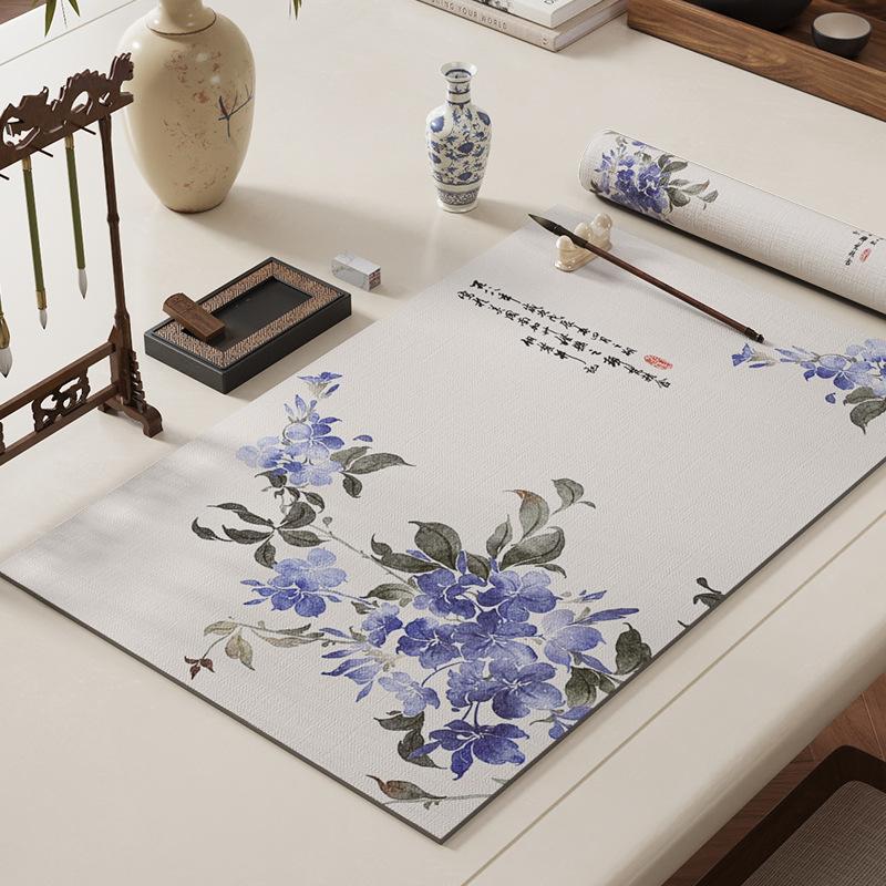 Zen Calligraphy Felt Pad Brush Writing Book Table Pad Writing Pad Study Four Treasures Non-Slip Tablecloth