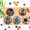 8pcs/Set DIY Lilo & Stitch Diamond Painting Coasters with Holder Anti Slip Wood Coasters Diamond Art Coasters for Adults