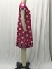 2025 Spring/Summer Polka Dot V-Neck Midi Dress - European & American Women's Fashion